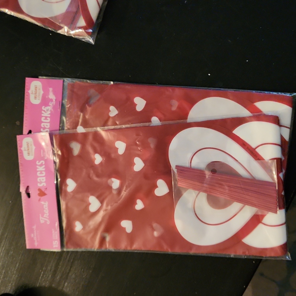 2 pack valentines treat sacks